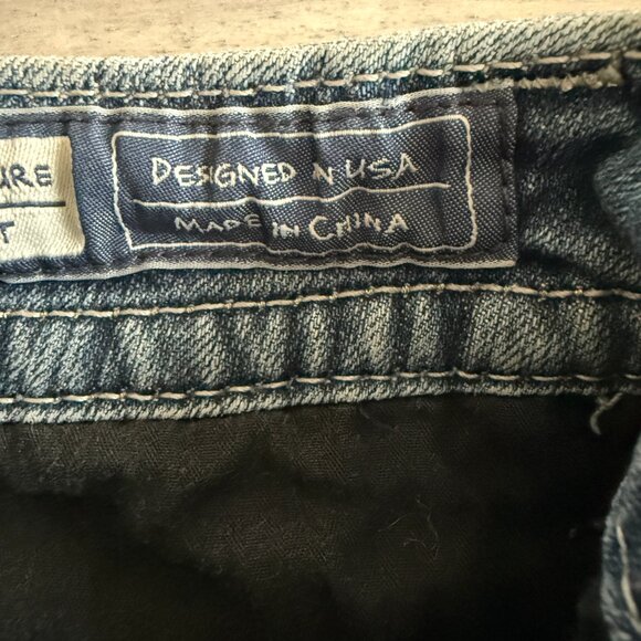 Miss Me Women's 28 Signature Boot Sequins and Bling Blue Jeans - Picture 8 of 12